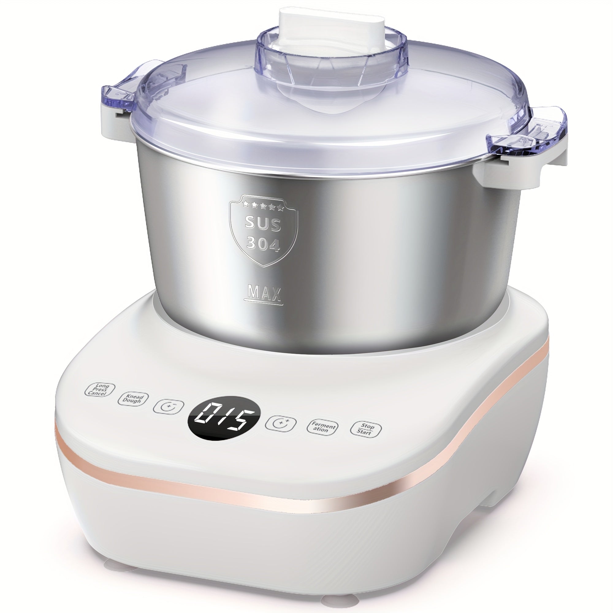 7QT 304 Stainless Steel Electric Dough Maker with Fermentation