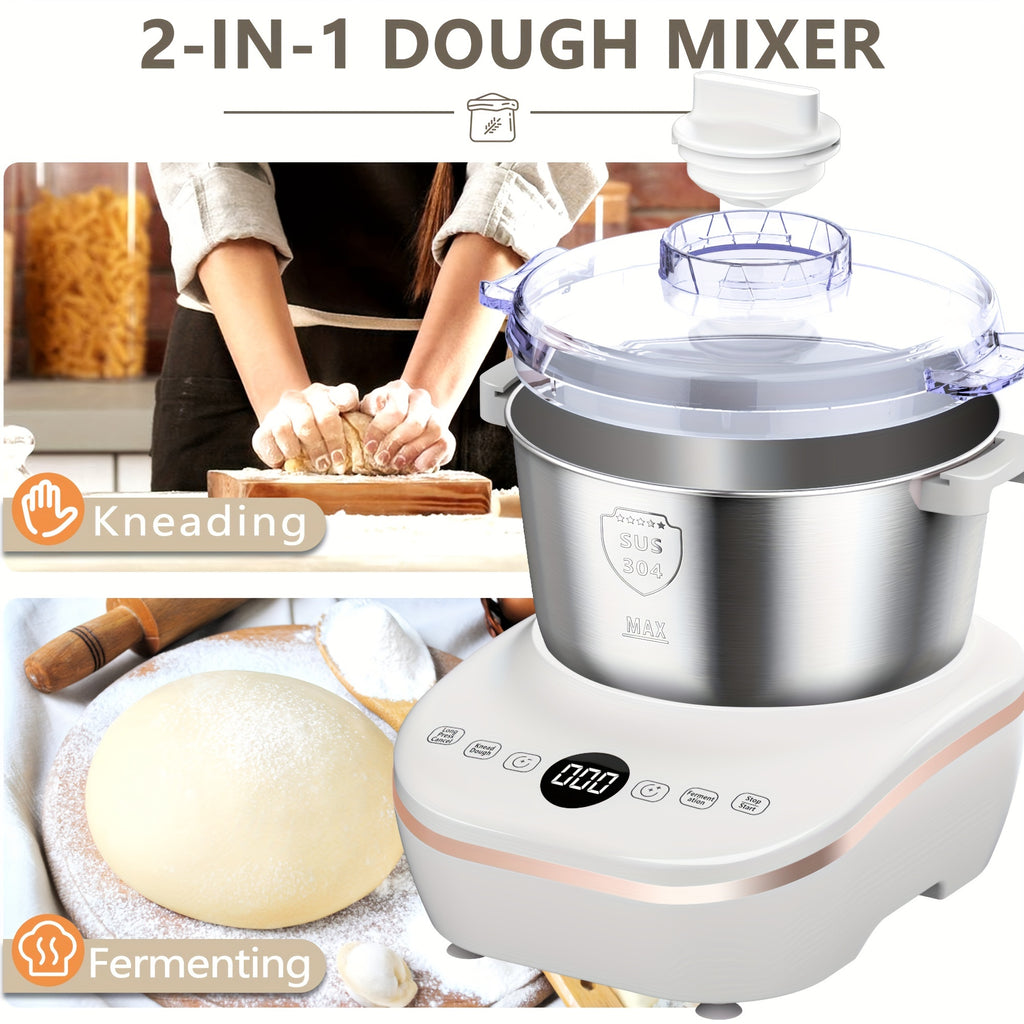 7QT 304 Stainless Steel Electric Dough Maker with Fermentation