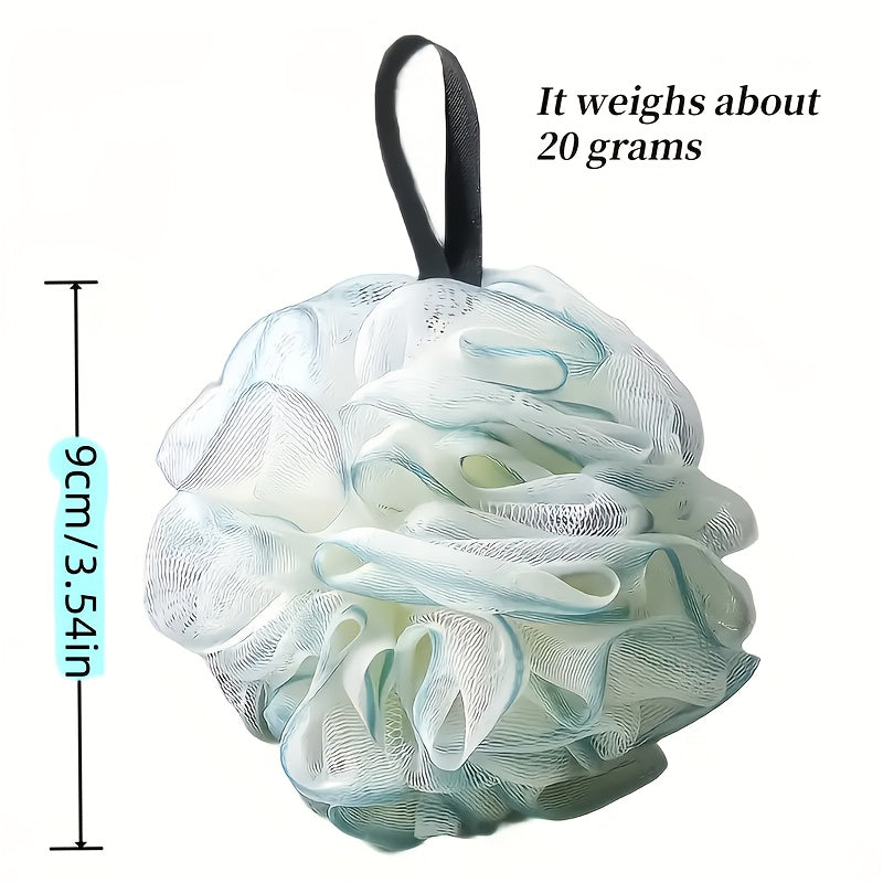 4pcs/Random Color Gentle Exfoliating Bath Ball, Unisex, Perfect for Family Bath Time