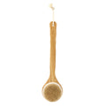 1pc a 15.75inch Long Bamboo Body Brush Designed for Exfoliating The Back, Featuring a Wooden Handle And Medium-Strength Natural Bristles for Gentle Exfoliation
